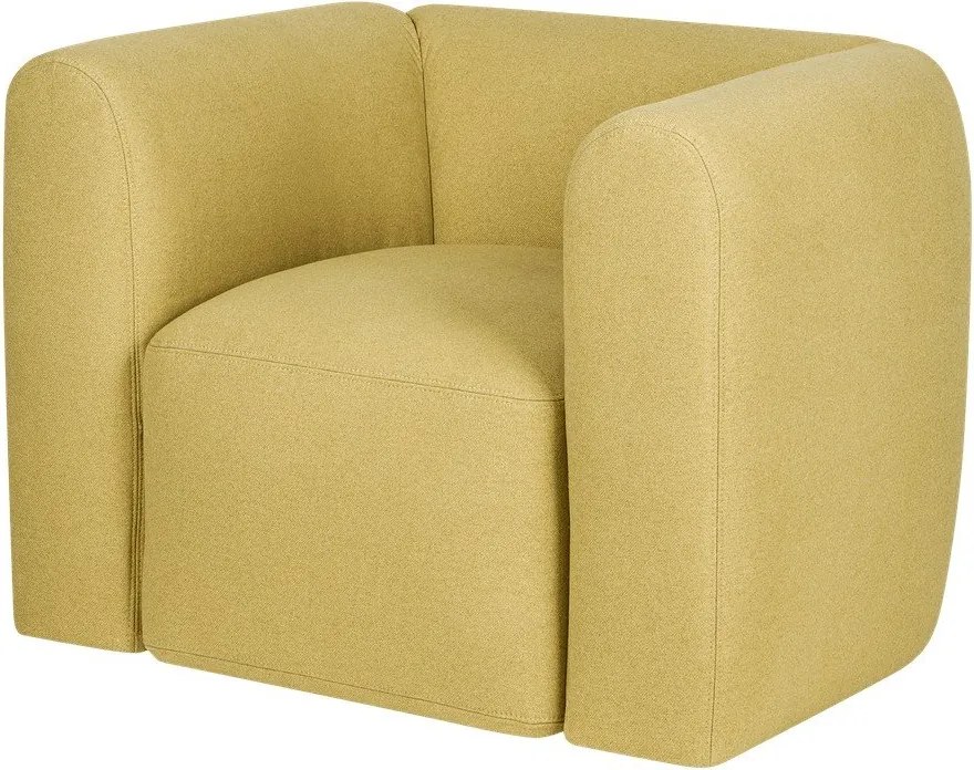 Жълто кресло Flom – noo.ma