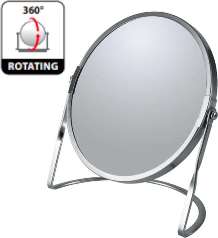 Козметично увеличително огледало (увеличение 5x) ø 18 cm Akira – Spirella