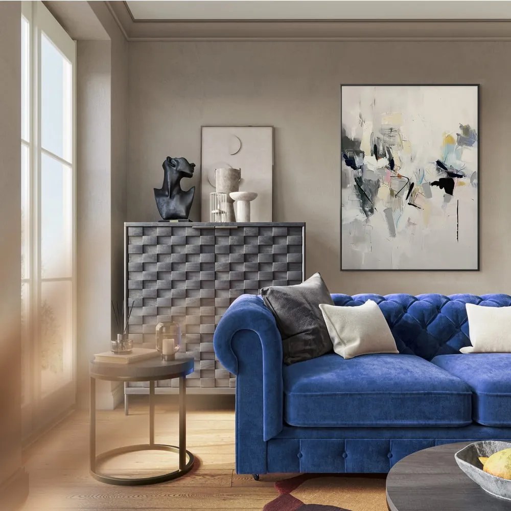 Картина с ръчно изрисувани елементи 70x100 cm Cro – Styler