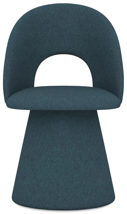 Тапициран трапезен стол в петролен цвят Kalo – Makamii