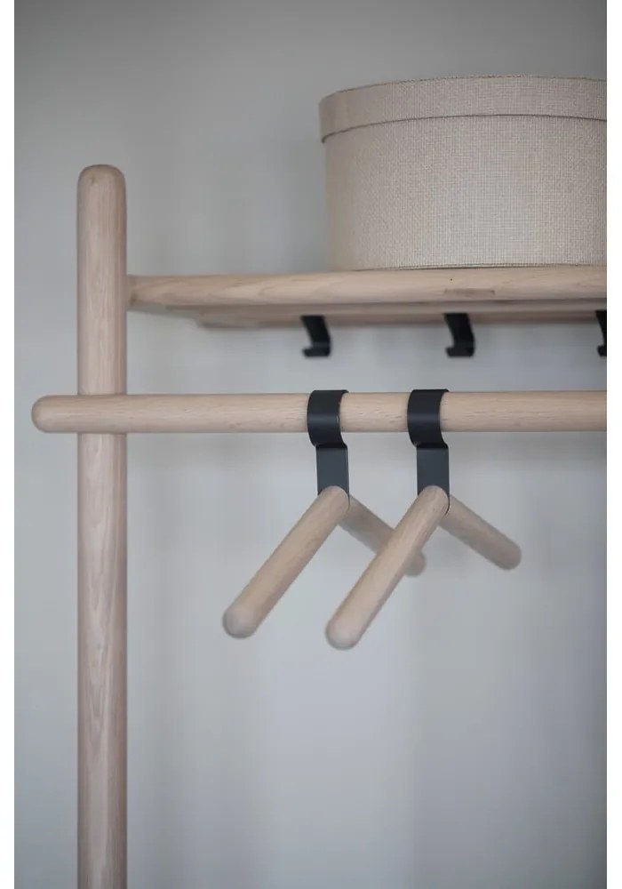 Комплект за антре от дъбова дървесина в естествен цвят Milford - Rowico