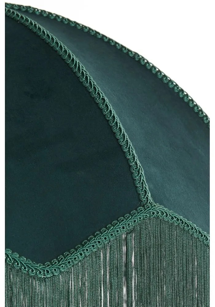 Висящо осветително тяло в петролен цвят с текстилен абажур ø 50 cm Malacia – Light &amp; Living