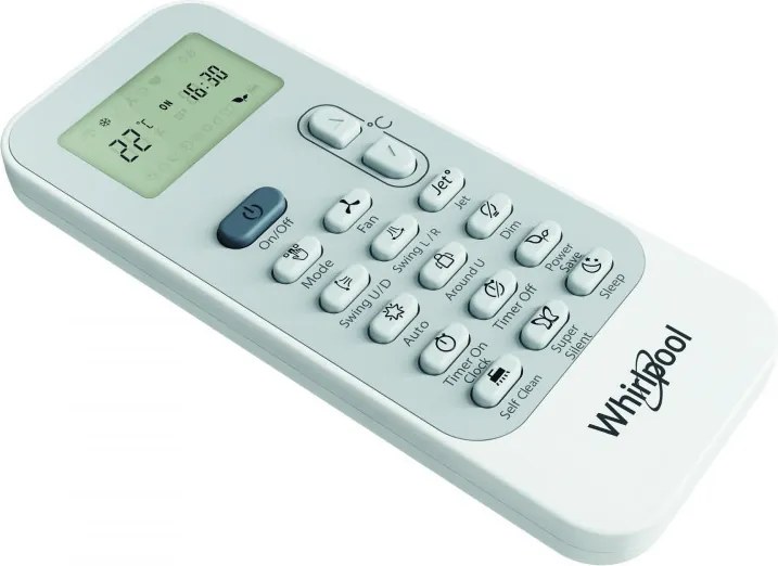 Климатик Whirlpool SPICR309WF, 9000 BTU, 25 м2, А++, Wi-Fi, 6TH SENSE, HEPA, Бял