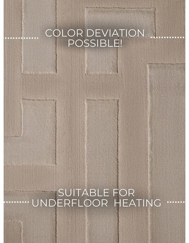 Бежов килим 160x235 cm Perles Onyx – Elle Decoration