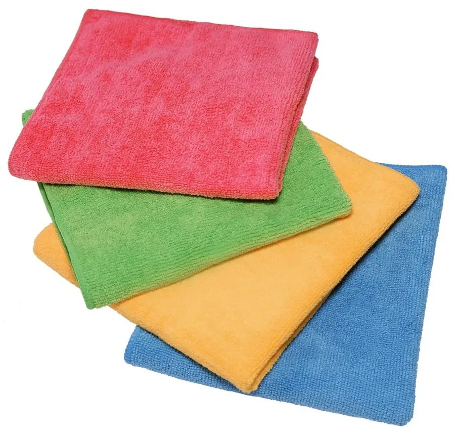 Комплект от 4 кърпи от микрофибър, 30 x 30 cm Colors - Vileda