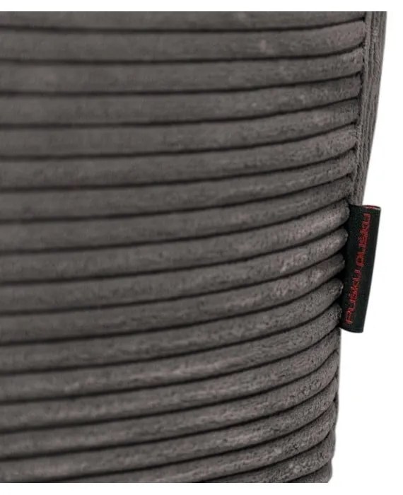 Кафяв пуф от рипсено кадифе Sofa Lounge – SLOWDOWN