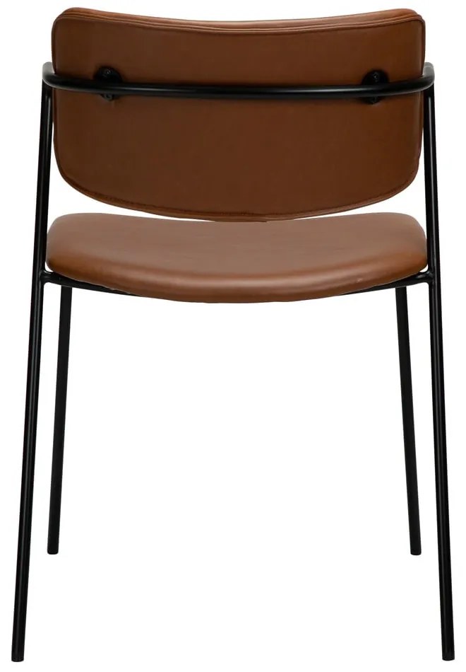 Кафяв стол от изкуствена кожа Zed - DAN-FORM Denmark