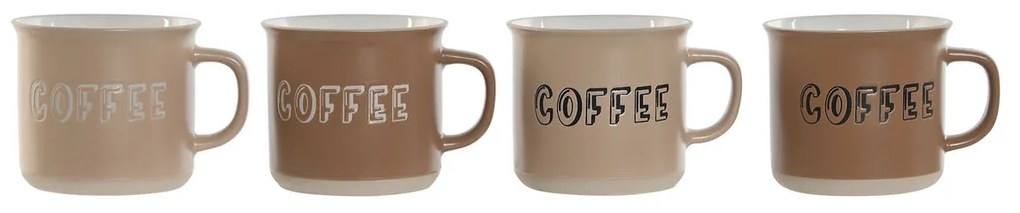Комплект чаши 4 части Home ESPRIT Кафяв Каменинов