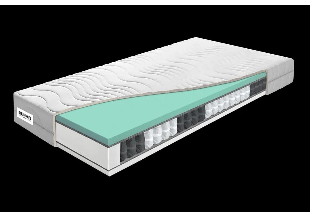 Твърд/средно твърд пружинен матрак с две лица 80x200 cm Standard Pocket – BENAB