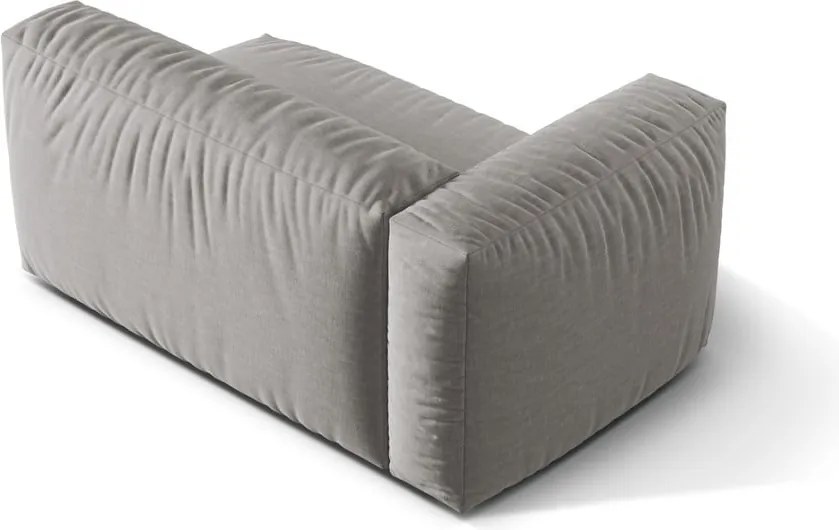 Светлосив модул за диван (ляв ъгъл) Martina – Micadoni Home