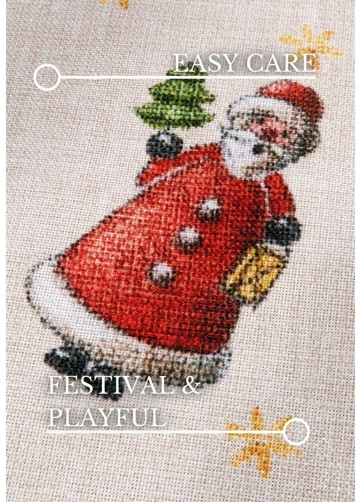Червен кръгъл килим с коледен мотив ø 150 cm Red Christmas – Villeroy&amp;Boch