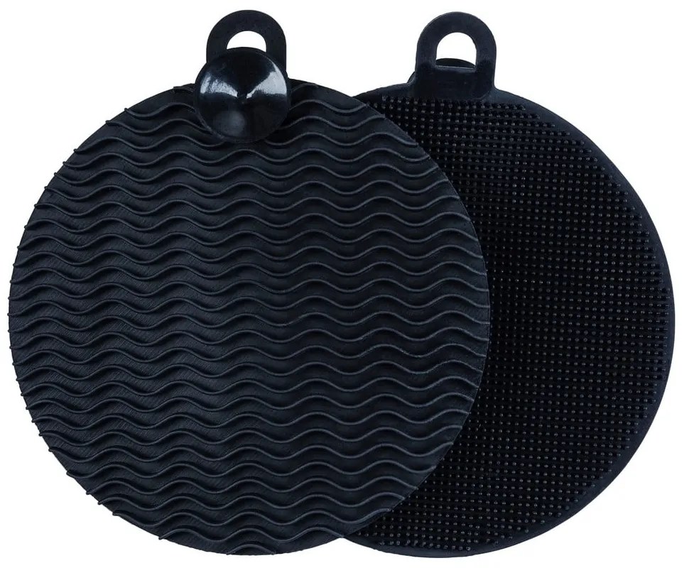 Комплект от 2 силиконови гъби за миене на съдове Black Outdoor Kitchen - Wenko