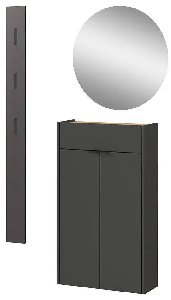 Комплект антрацит/натурален коридор Ameca - Germania