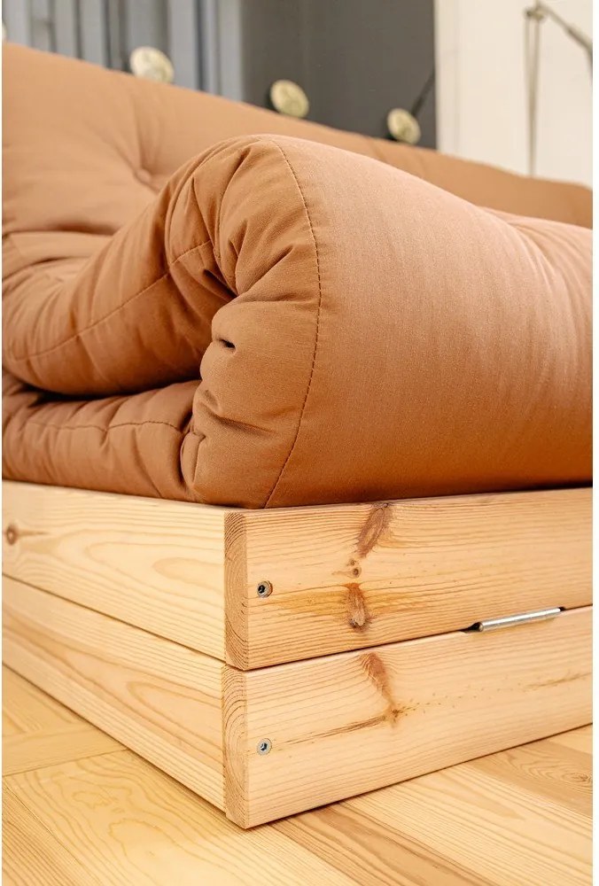 Кремав разтегателен диван 145 cm Flip – Karup Design