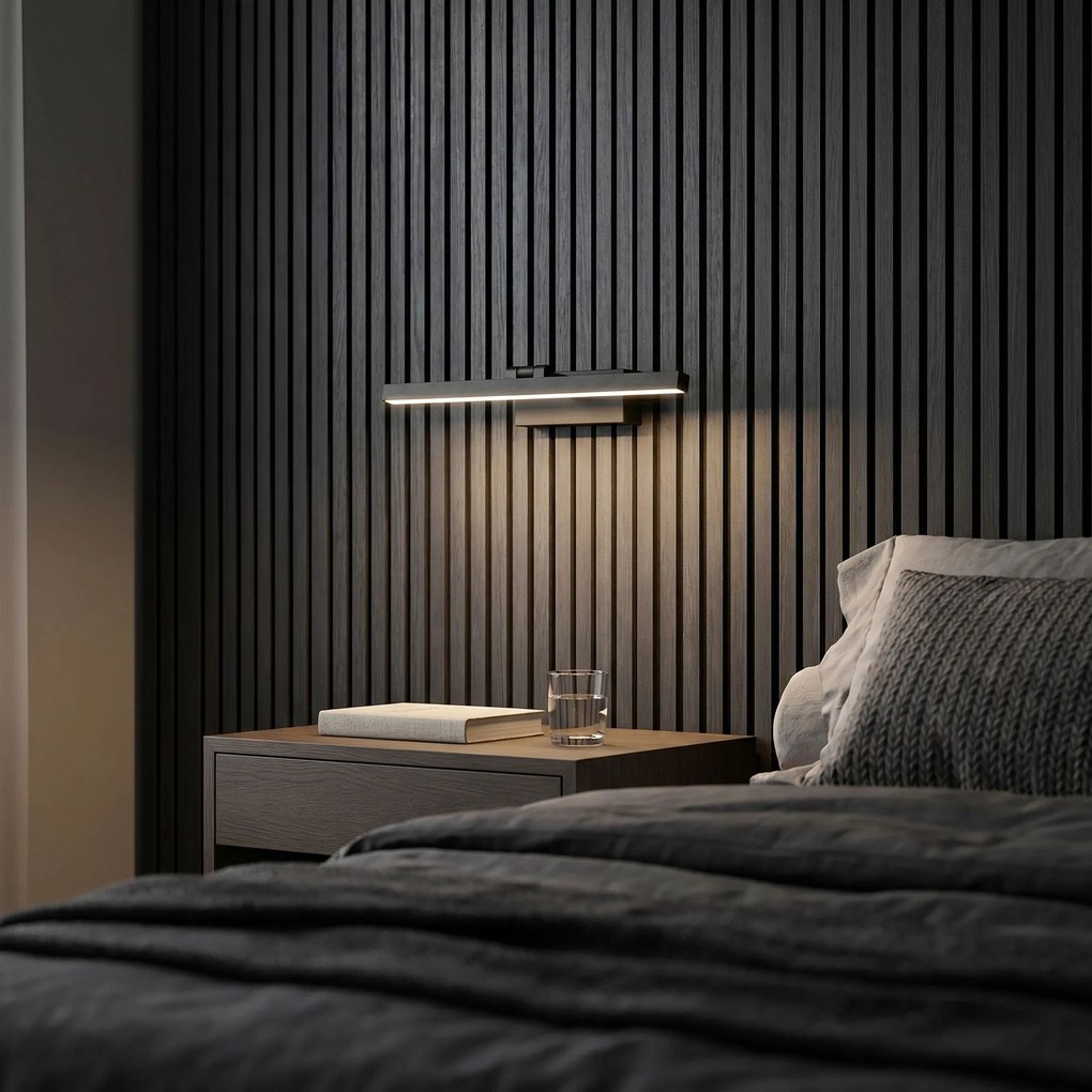 LED аплик за баня APP1866-1W 40 cm Black
