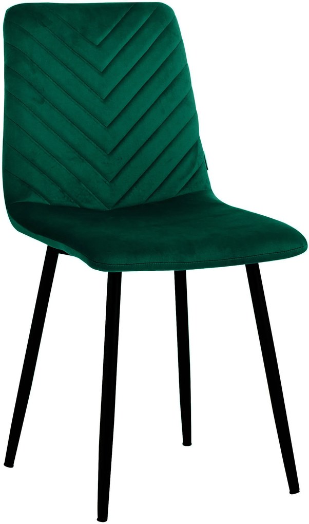 Кухненски стол Lina-Зелено (4) парчета