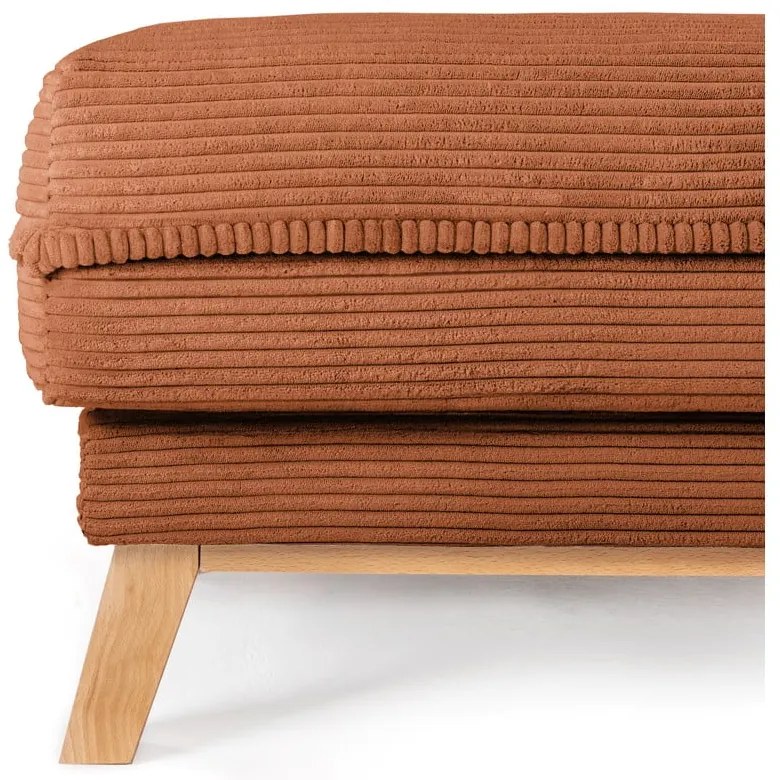 Оранжева табуретка от рипсено кадифе Tori – Bonami Selection