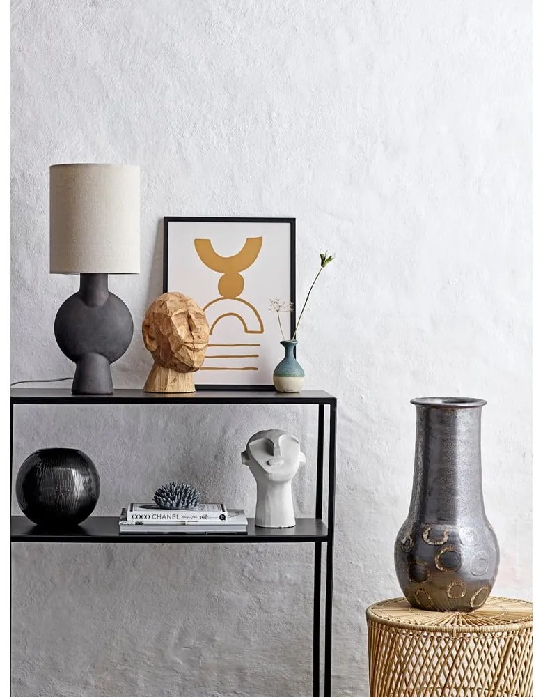 Кафяво-бежова настолна лампа Sergio - Bloomingville