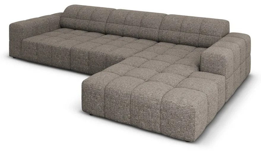 Тъмносив ъглов диван (десен ъгъл) Chicago – Cosmopolitan Design