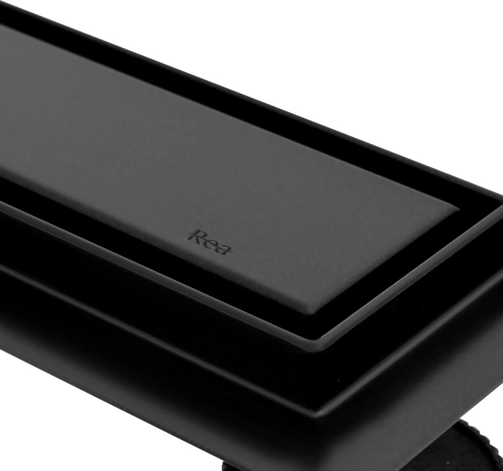 Линеен сифон REA PURE NEO PRO black matt 90