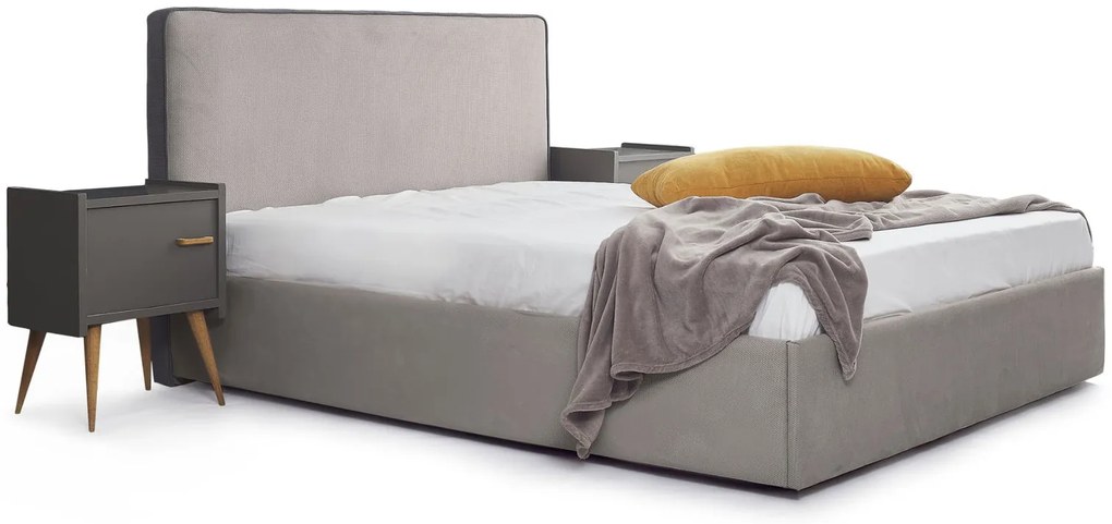 Тапицирано легло Ritz-Gkri Anoixto-90 x 200-Με μηχανισμό ανύψωσης