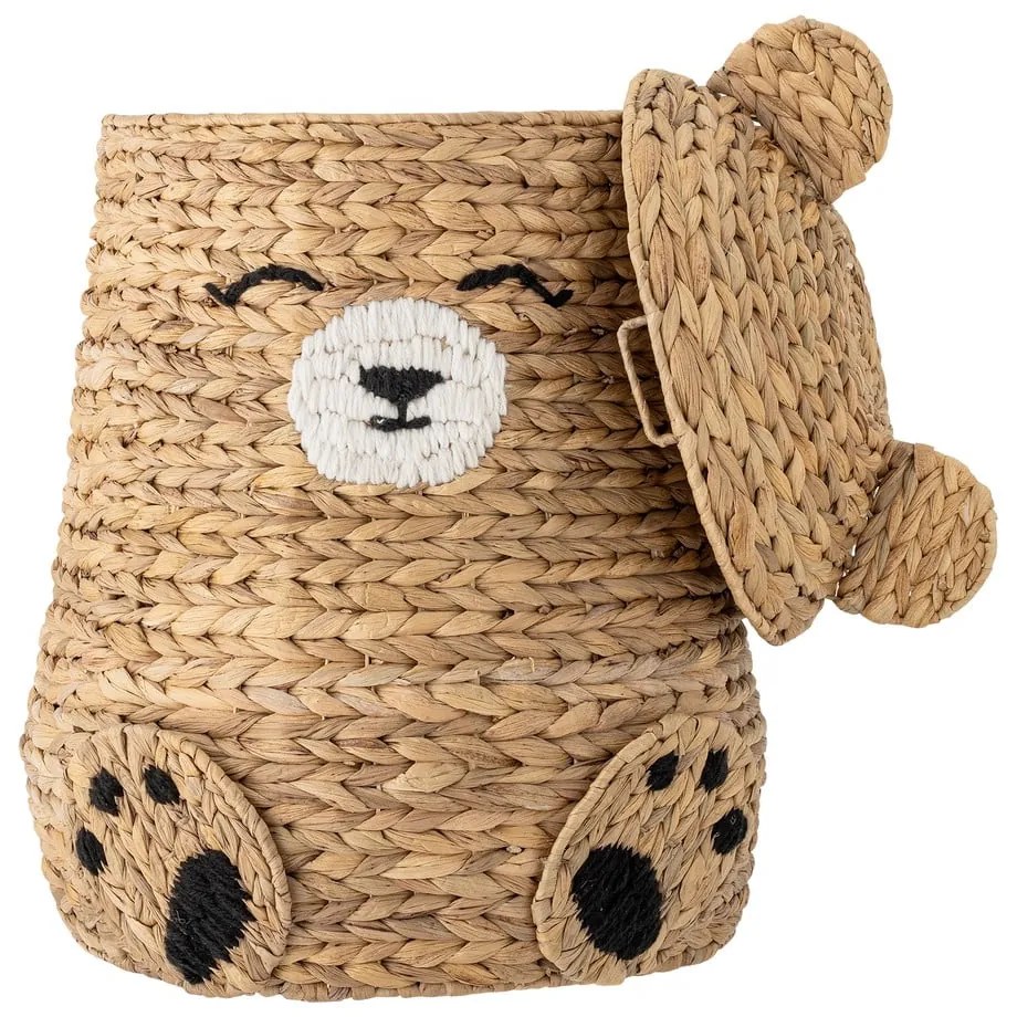Детска кошница за играчки от воден зюмбюл в естествен цвят ø 40x57 cm Timone – Bloomingville Mini