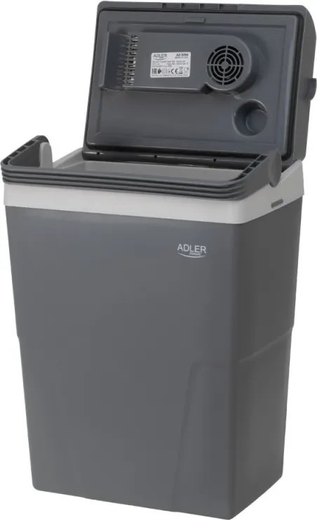 Хладилна кутия Adler AD 8094, 22 литра, 45/55 W, 12V/220V, Климатичен клас ST, Специална изолация C5H10, Сив