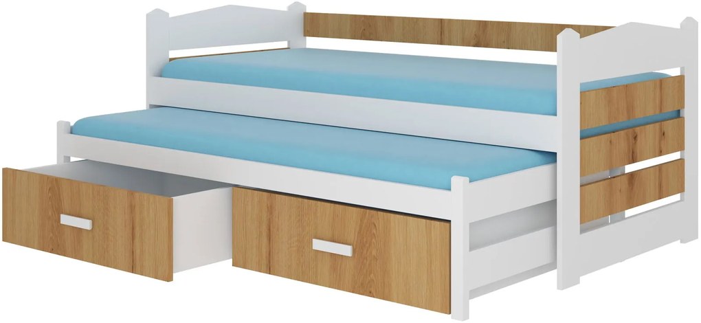 Бебешко Детско легло Camaro-200 x 90-Without protector-White-Artisan