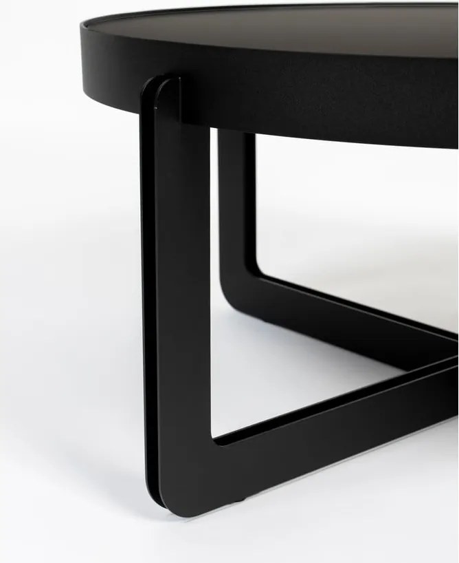 Черна кръгла масичка за кафе Centre – Zuiver