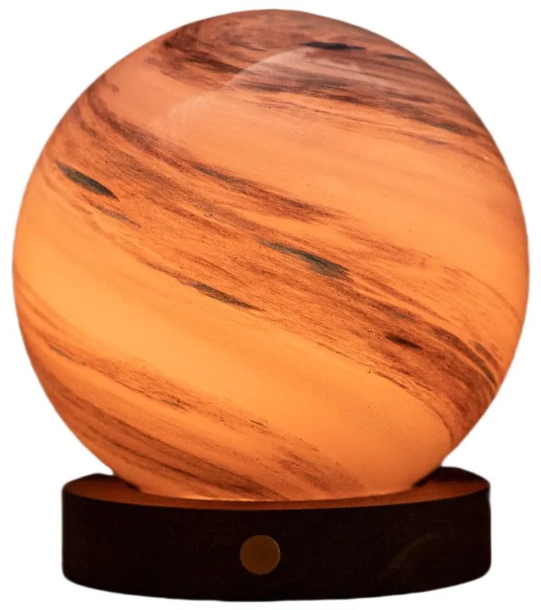 Кафява/в тъмно естествен цвят светлинна декорация с USB ø 12 cm Polar Cloud – Gingko