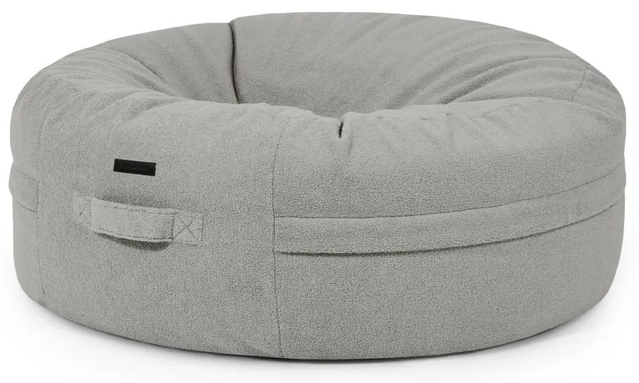 Светлосив пуф от букле Roll 135 – SLOWDOWN