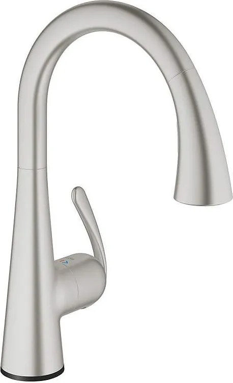 Стоящ смесите за кухня, Zedra Touch, Grohe, 30219DC1, eлектронен