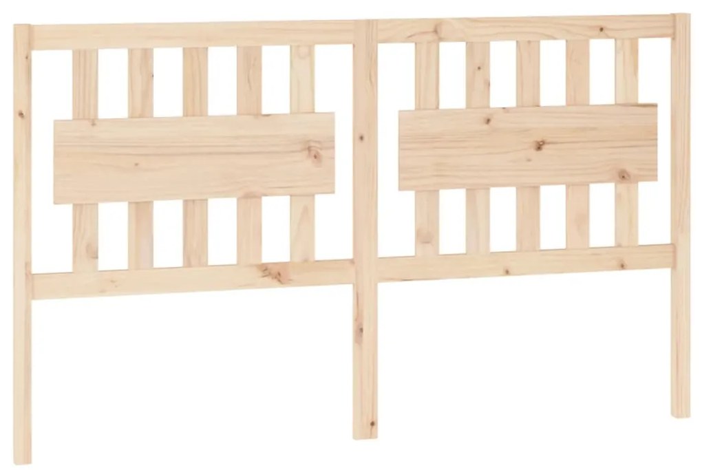 818580 vidaXL Горна табла за легло, 165,5x4x100 см, бор масив