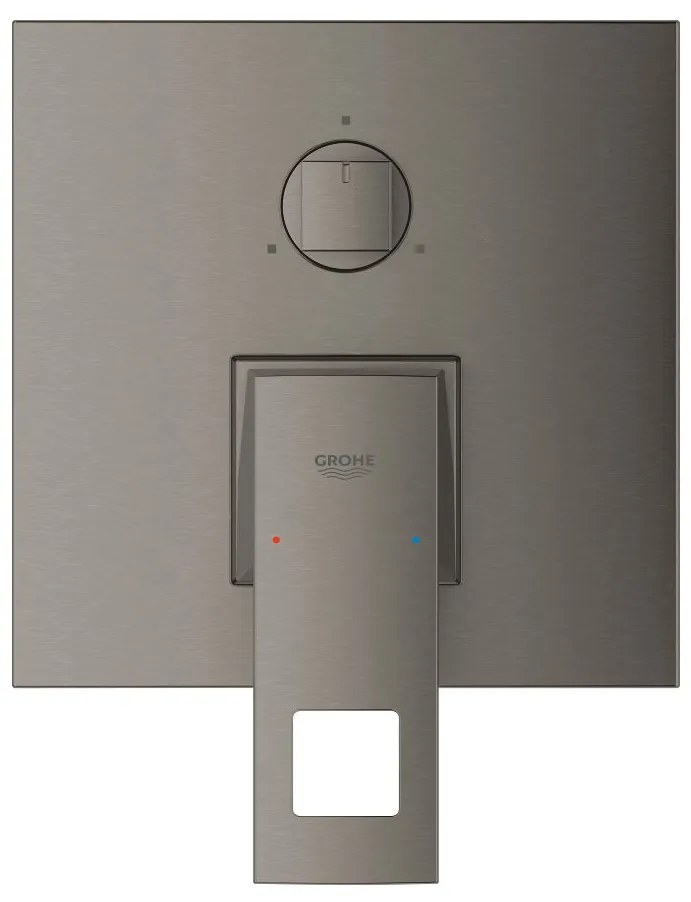 Външни части на смесител за баня за вграждане Grohe Eurocube-Anthracite Mat