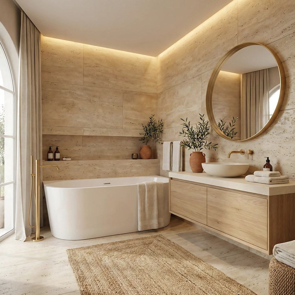 Свободностояща акрилна Вана Rea OLIMPIA 150cm