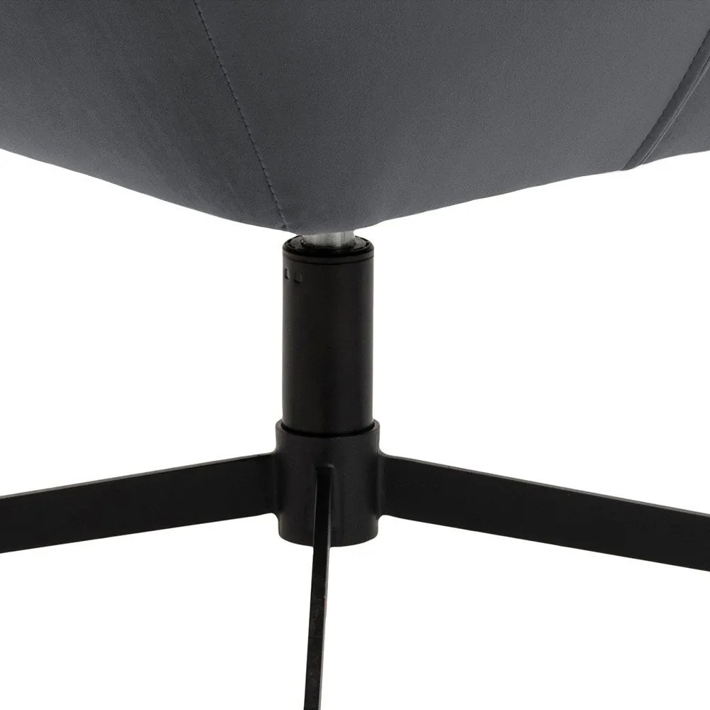 Сиво въртящо се кадифено кресло Paris – Actona