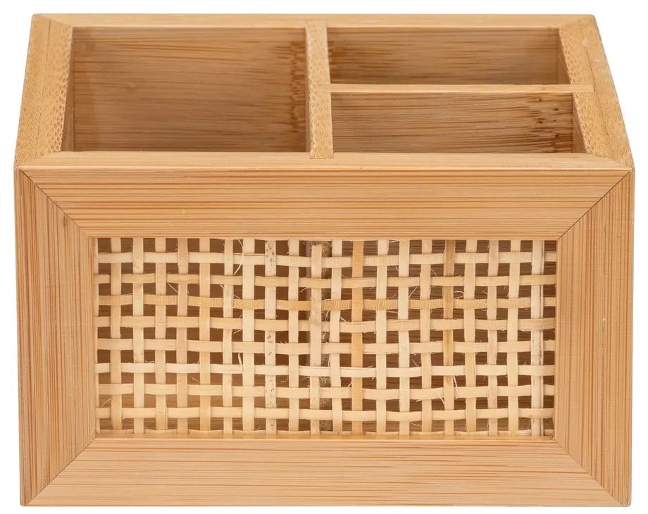 Бамбуков органайзер за баня Allegre, 12 x 9 cm - Wenko