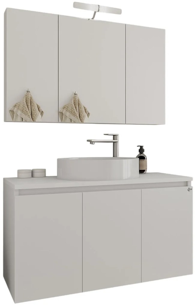 Комплект за баня Drop Verona 90 II-White