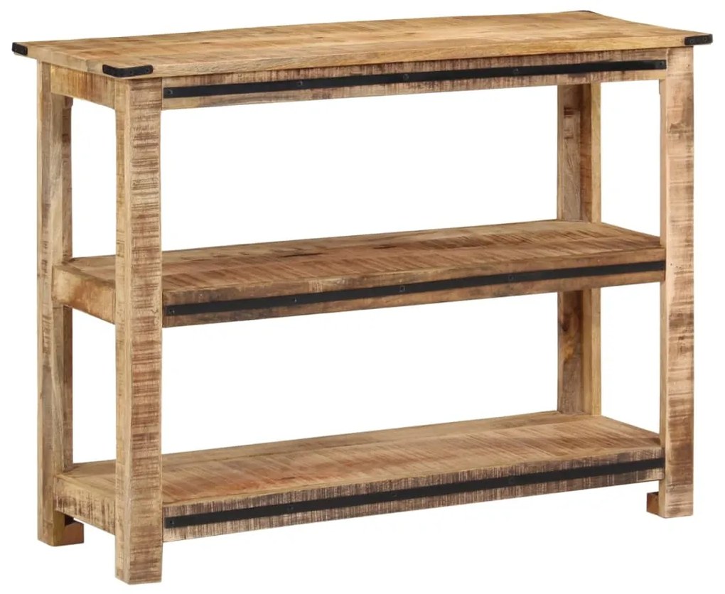 374055 vidaXL Конзолна маса, 100x35x75 см, мангово дърво масив