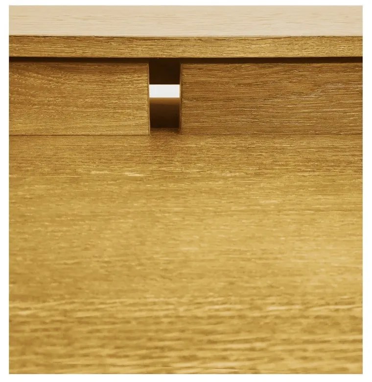 Работна маса от декор от дъб за секретар 44x115 cm Carteret – Woodman