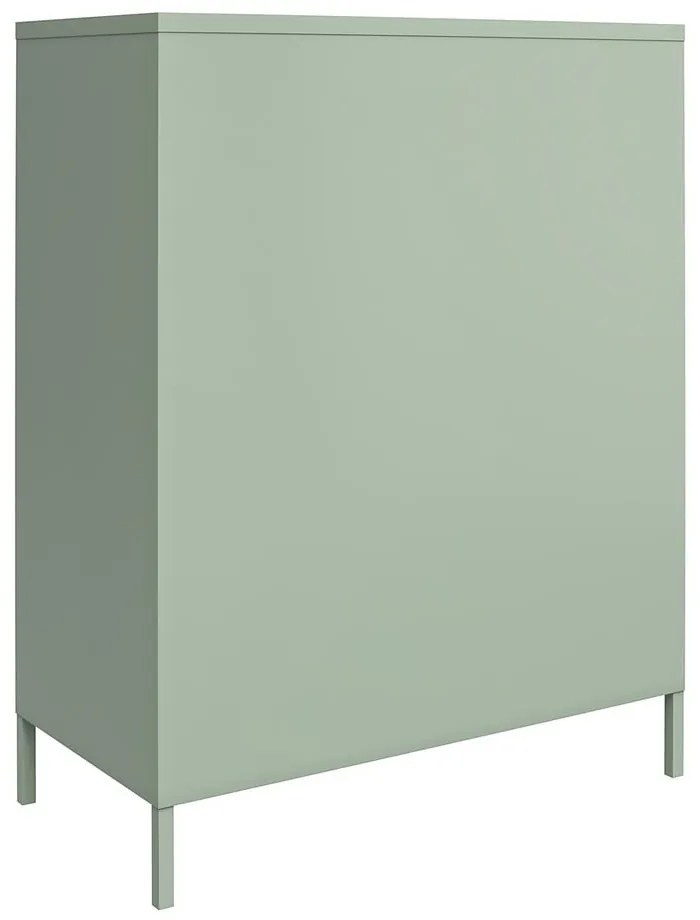 Зелено метално шкафче 40x102x80 cm Mission District – Støraa