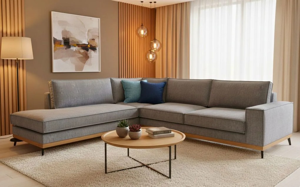 Ъглов диван Fredrik-Smoke-Left