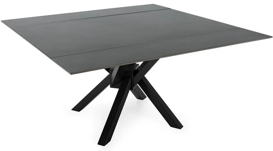 Сгъваема трапезна маса с допълнителна плоча с каменен плот за маса 90x150 cm Arlene – Marckeric