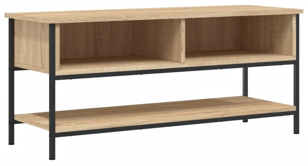 832784 vidaXL ТВ шкаф, сонома дъб, 100x35x45 см, инженерно дърво