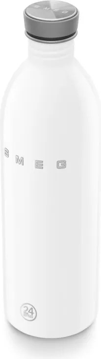 Бутилка Smeg Urban WBF02WH, 1 л, Херметично затваряне, Без ВРА, Неръждаема Стомана, Бял