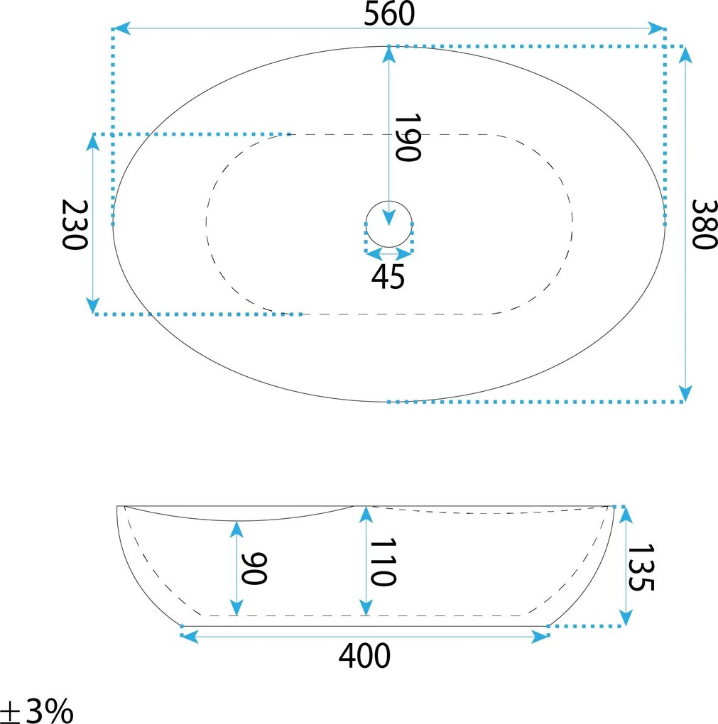 Умивалник за плот Emilia Reno