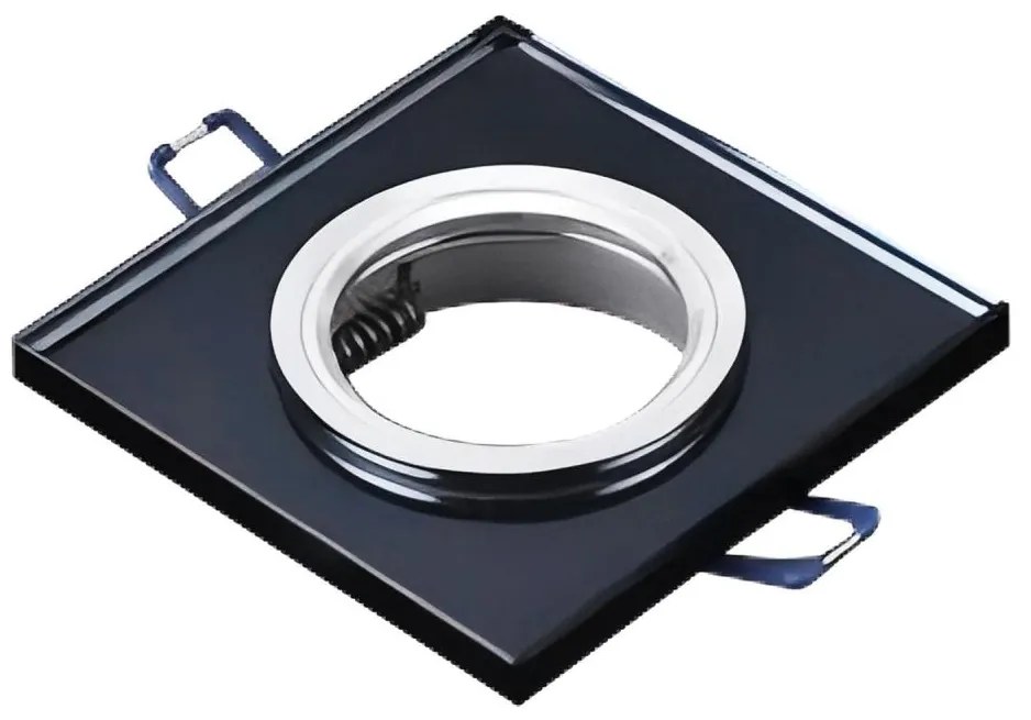 Вградено осветително тяло 1xGU10/MR16/10W/230V 9x9 см черно