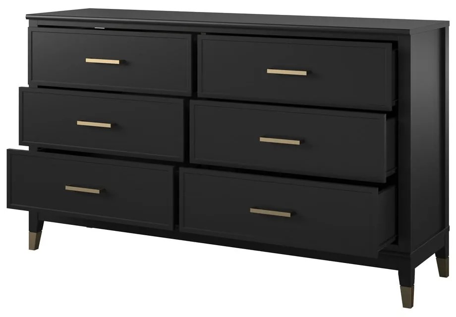 Черен скрин , 144 x 85 cm Westerleigh - CosmoLiving by Cosmopolitan