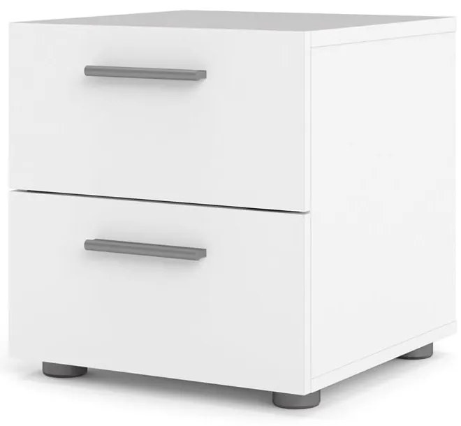 Бяло нощно шкафче Pepe - Tvilum