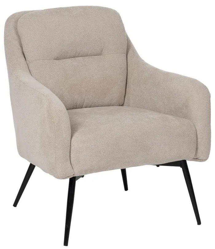 Бежово шенилово кресло Classic – Ixia